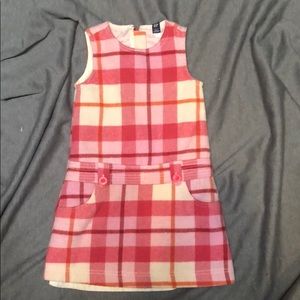 Pink Plaid Dress 5T
